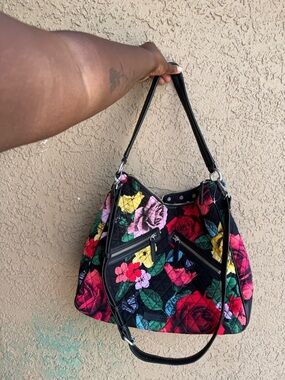 Vera Bradley Floral Quilted Shoulder Bag
